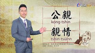 台視台語新聞逐工一字 介紹「親」（tshin、tshenn/tshinn）