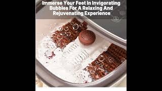 Amazing Effective Electric Foot Spa Machine with 8 Manual Rollers# Shorts# Relie