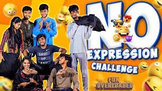 NO Expression Challenge😂comedy challenge🤣 #channel #comedy #viral