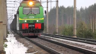 [RZD] 2ES4K-037, Yanega - Lodeinoe Pole stretch