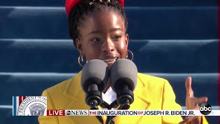 Amanda Gorman delivers powerful poem at inauguration ceremony