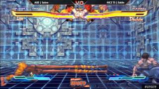 UFGT9 - MCZ TS | Sabin Vs. AGE | Sabre - SFxT Top 8 Losers