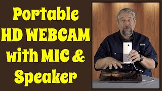 Nuroum C10 Portable Conference Webcam -- DEMO \u0026 REVIEW