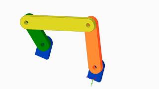 四連桿機構動畫影片four bar linkage