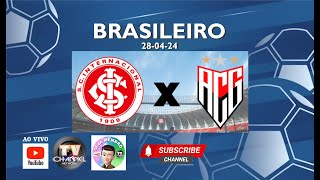 INTERNACIONAL X ATLÉTICO-GO - BRASILEIRO 2024 - 28-04-24