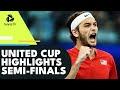 Tsitsipas vs Berrettini Thriller, Fritz, Keys & More! | United Cup 2023 Semi-Final Highlights Day 2