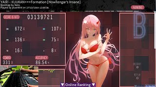 [Osu!] insane Yairi Kuukan Formation