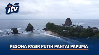 PESONA PASIR PUTIH PANTAI PAPUMA JEMBER