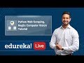 Python Web Scraping, RegEx, OpenCV & Data Visualization Using Python | Edureka Python Live-3