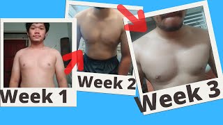 200 Push Ups a Day for 30 Days Push Ups Challenge - Epic Body Transformation - Result - Week 3