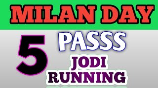 MILAN DAY TODAY 26=12=2024. 5555 PASS JODI RUNNING #milanday