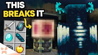 MINECRAFT JUST ADDED A SECRET WARDEN EXPLOIT + NERFED ANCIENT CITIES…