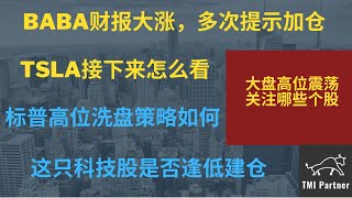 【美股分析】BABA财报大涨，多次提示加仓中概！TSLA接下来怎么看？标普高位洗盘策略如何？这只科技股是否可以逢低建仓？PLTR天价估值继续下探！点击下方网站链接获得更多投资信息！