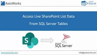 Export SharePoint Lists To SQL Server Tables