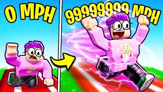 Can We Go MAX LEVEL In ROBLOX LEGENDS OF SPEED!? (999,999,999 SPEED UNLOCKED!)