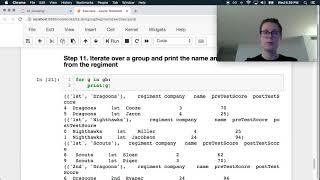Python pandas — Grouping Exercises — Regiment