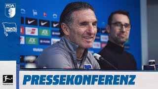 Re-Live | PK vor FC Augsburg | Bundesliga | Hertha BSC