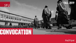 SFU Fall 2019 Convocation: Ceremony C