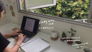 1 hour study with me (with lofi background music) 🍃
