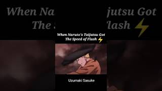 When Naruto's taijutsu got the speed of flash ⚡#naruto