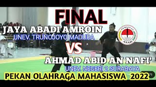 POMPROV JATIM 2022 || FINAL  _ JAYA ABADI AMROIN (BIRU) VS AHMAD ABID AN NAFI' (MERAH)