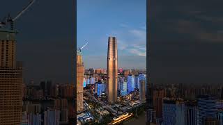 The 476-meter-tall Greenland Center #skyscraper #dronevideo