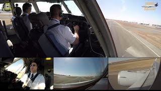 LH Cargo MD 11F ULTIMATE COCKPIT MOVIE 3/4 to Nairobi,FULL ATC [AirClips full flight series]