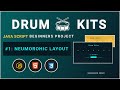 #part 1 : Design the Layout : Neumorphic UI;  Drum Kit- Java Script Project(Beginners)
