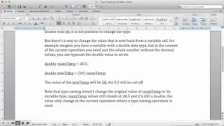 Objective-C Tutorials11 - Typecasting variables