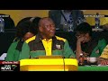 ANC 55th National Conference I Ramaphosa delivers political report at Nasrec