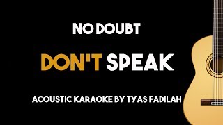 Download Don't Speak - No Doubt (Acoustic Guitar Karaoke Version) mp3