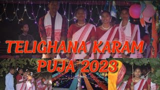 Karam Puja utabsb Dance ...at . telighana culture dance video 2023📸