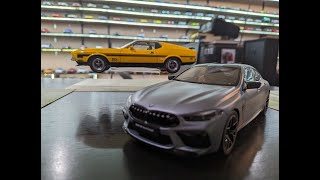 1:18 Diecast Review Unboxing BMW M8 GC by GT Spirit  \u0026 Ford Mustang Mach1 by AutoArt #BMW #review