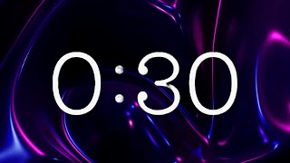 Neon Swirl Timer 🔮 | 30 Seconds of Satisfaction