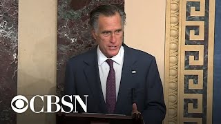Senator Mitt Romney calls on colleagues to tell voters the truth