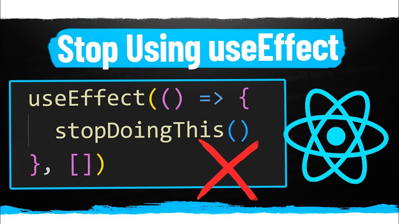 Why I Don T Use Useeffect In My React Components Youtube