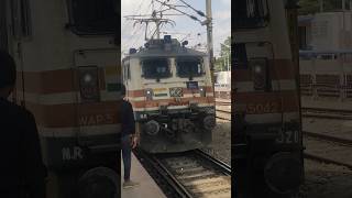 WAP5 of Ghaziabad moving to shed after heavy duty