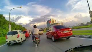 Time lapse ride dari Samarahan ke Kuching