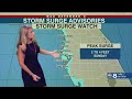 Tropical Storm to impact weekend weather