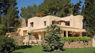 A four-bedroom rustic villa that blends into the Ibizan landscape