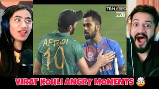 10 Moments when Virat Kohli Got Angry 😡| Virat Kohli Aggressive Moments Reaction