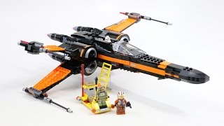 LEGO Star Wars Poe's X-Wing Fighter (Timelapse \u0026 Review) - Set 75102