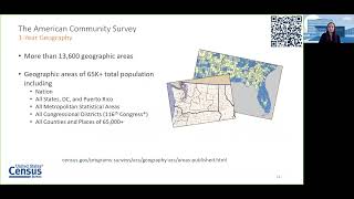 2021 American Community Survey 1 Year Estimates Pre Release Webinar