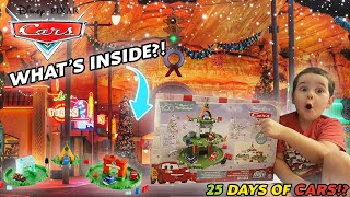 We Opened a Disney Pixar Cars Advent Calendar DOOR EVERY DAY Until Christmas! 🎄🚗 25 Days of CARS!?