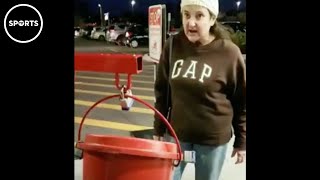 Karen Gets TILTED From Salvation Army Workers With Masks
