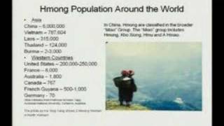 Hmong 101 Presentation Part 1 (Population)