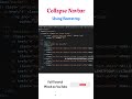 Responsive Navbar | Navbar Collapse | Bootstrap Tutorials #viral #shortvideos #shortsfeed