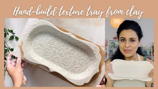 Hand-Build a Textured Platter with clay slabs (Handbuilding Pottery Tutorial)