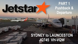 4K 60FPS - JETSTAR JQ745 DEPARTING SYDNEY