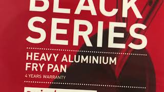 Pujadas non-stick fry pan black heavy aluminium